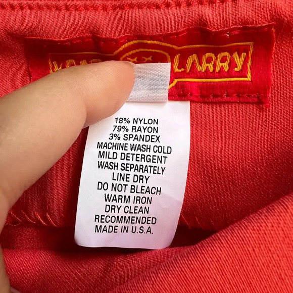 Krazy Larry Coral Microfiber Skinny Pull-On Pants Size 4 - Picture 5 of 5